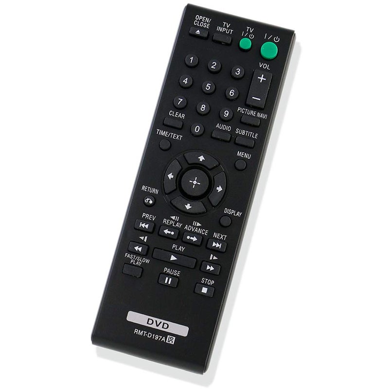 PERFASCIN New RMT-D197A RMTD197A Replace Remote fit for Sony DVD Player DVP-SR210 DVP-SR210P DVP-SR510 DVP-SR510H - Image 2